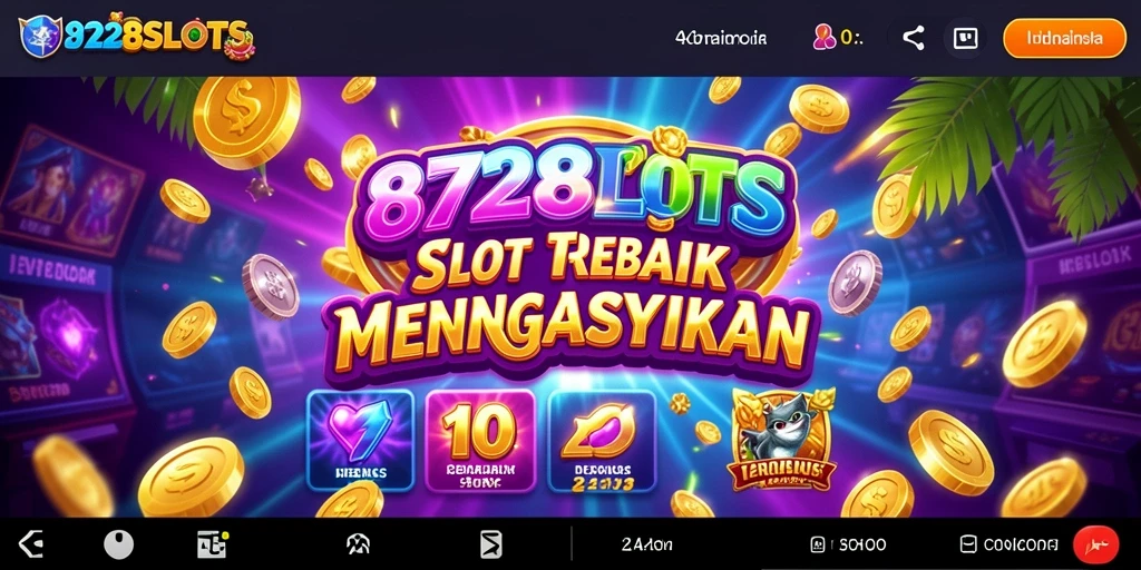 Tampilan menarik dan seru dari gameplay 8728SLOTS yang mengasyikkan.