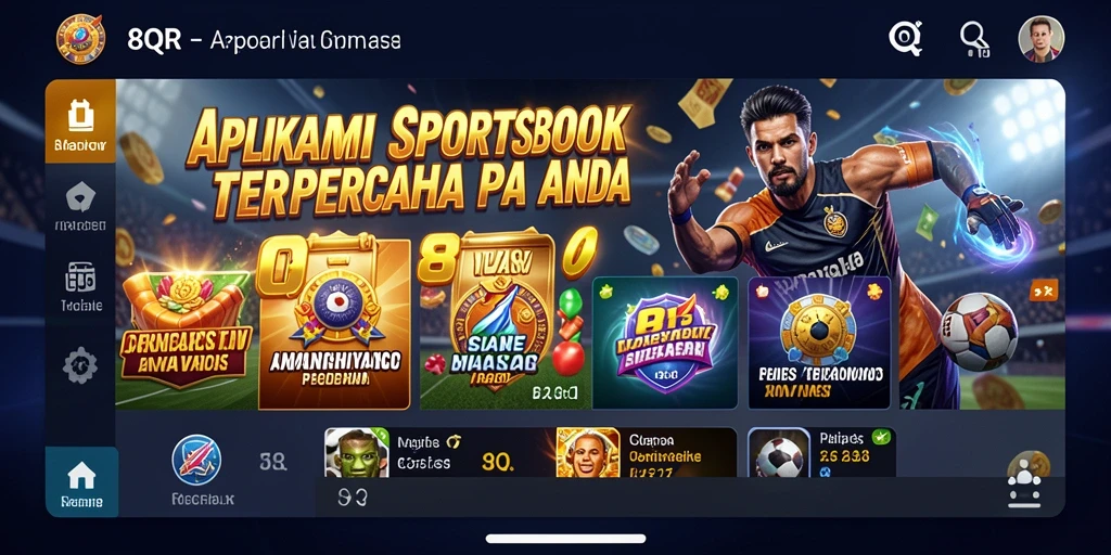 Screenshot utama dari gameplay Sportsbook di 8QR.