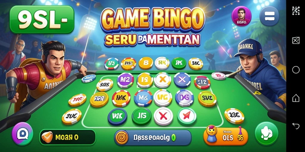 Tampilan screenshot gameplay Bingo di 9SL yang seru dan menarik.