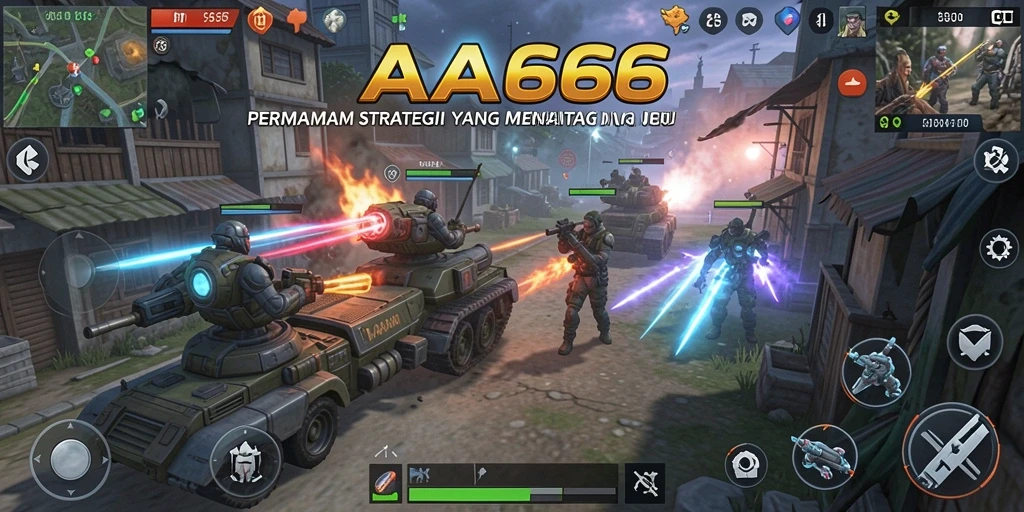 Tampilan gameplay seru di dunia strategi yang menantang.