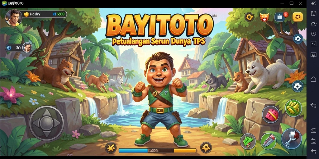 Screenshot utama BAYITOTO menampilkan pertarungan seru dalam dunia TPS.