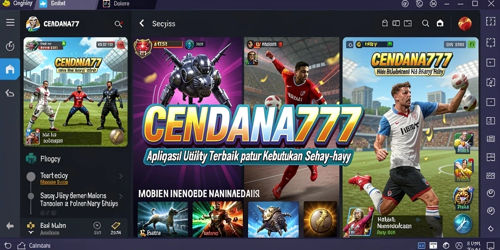 Tampilan antarmuka CENDANA777 yang intuitif dan sederhana.