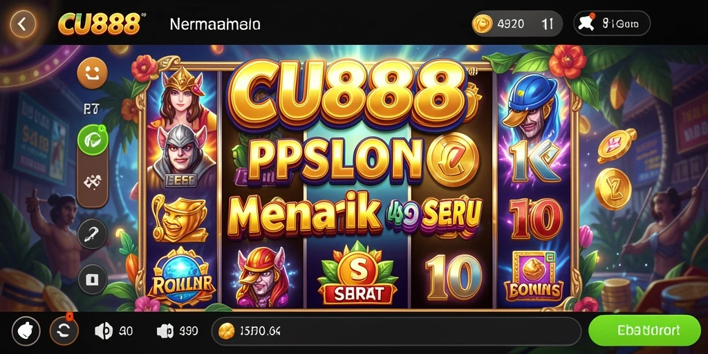 Tampilan gameplay menakjubkan dari CU888 yang penuh aksi.