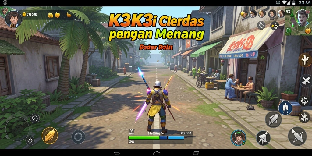 Tampilan gameplay <strong>K3K3</strong> yang menegangkan dan penuh perhitungan strategi.