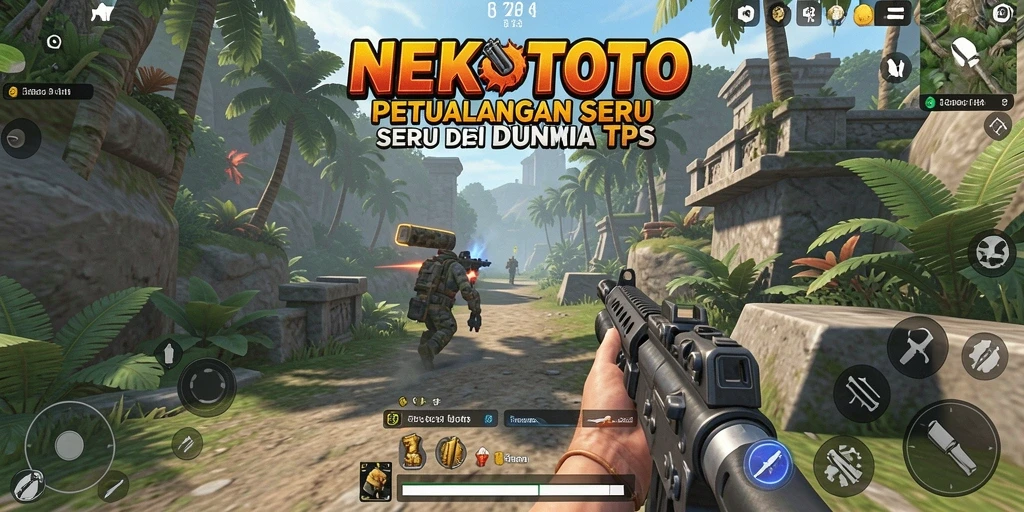 Tangkapan layar NEKOTOTO menampilkan aksi seru dalam permainan TPS.
