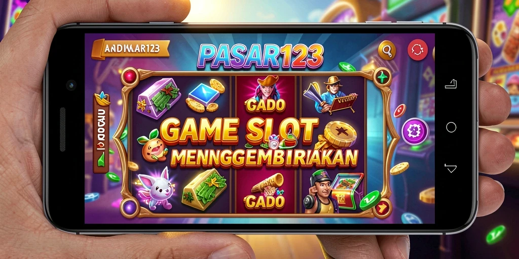 Tampilan menarik dari gameplay slot di PASAR123.