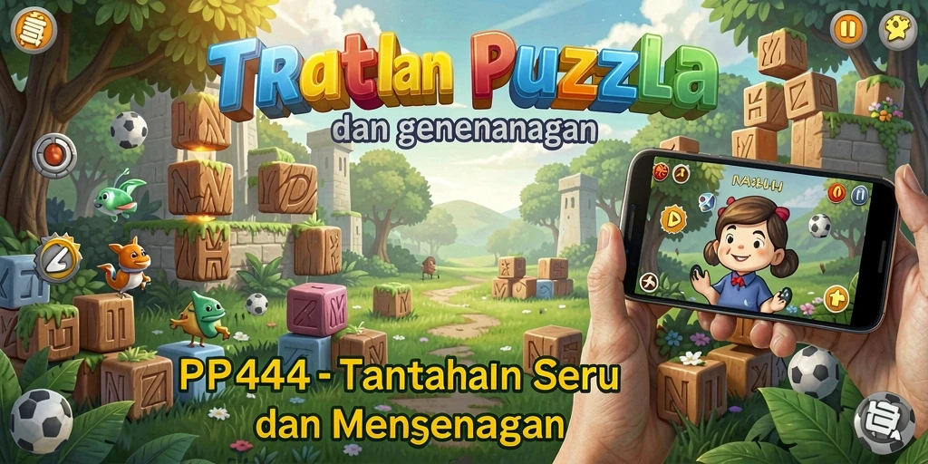 Gameplay PP444 menampilkan teka-teki yang menarik dan penuh tantangan.