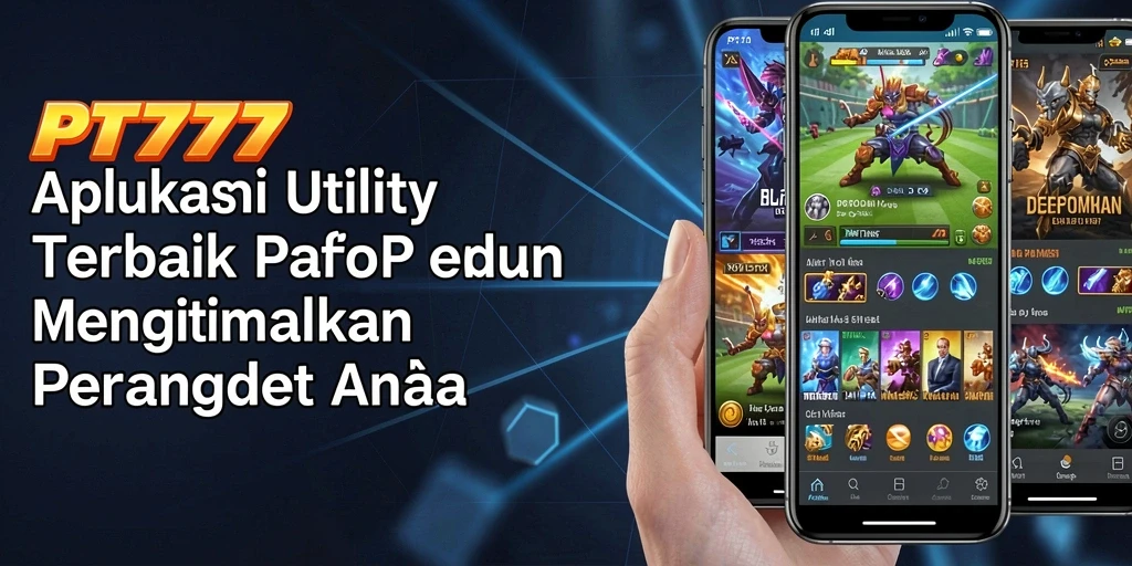 Tampilan antarmuka PT777 yang user-friendly untuk aplikasi Utility.